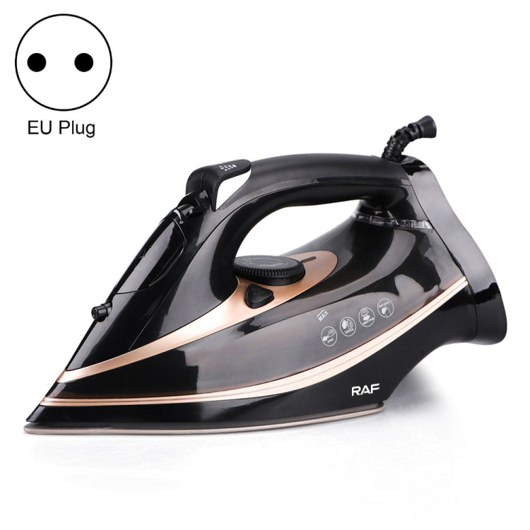 RAF R.1215 Three-Speed Thermostatic Ceramic Soleplate Electric Iron, EU Plug(Black Gold) - free shipping - PMC TechLife - Order now!