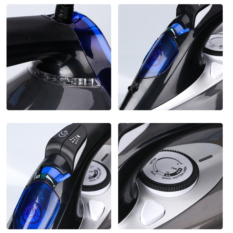 RAF R.1215 Three-Speed Thermostatic Ceramic Soleplate Electric Iron, EU Plug(Black Gold) - free shipping - PMC TechLife - Order now!