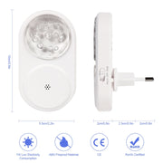 2 PCS Smart LED Light Control Night Light RGB Colorful Atmosphere Light with Sleeping Light(UK Plug)