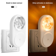 2 PCS Smart LED Light Control Night Light RGB Colorful Atmosphere Light with Sleeping Light(UK Plug)