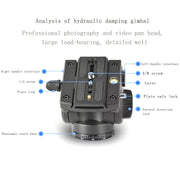 QingZhuangShiDai Q90 SLR Camera Tripod Shooting Bird Telephoto Damping Handle Gimbal