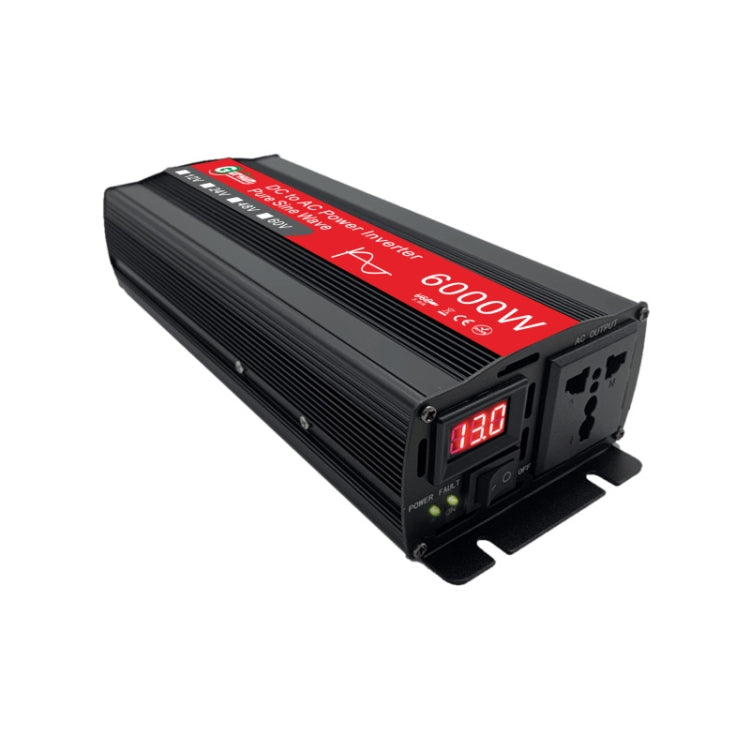 Gurxun 6000W High Power Sine Wave Inverter With Single Digital Display, Specification: 24V-220V - free shipping - PMC Jewellery - Order now!