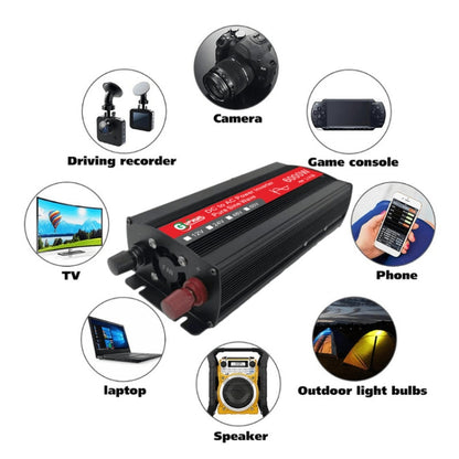 Gurxun 6000W High Power Sine Wave Inverter With Single Digital Display, Specification: 24V-220V - free shipping - PMC Jewellery - Order now!