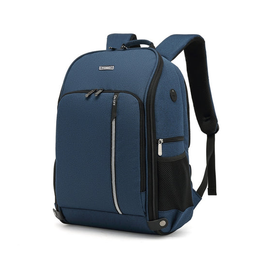 TONO LED Light SLR Digital Camera Backpack With USB Port(Blue) - free shipping - PMC Jewellery - Order now!