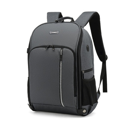 TONO LED Light SLR Digital Camera Backpack With USB Port(Grey) - free shipping - PMC Jewellery - Order now!