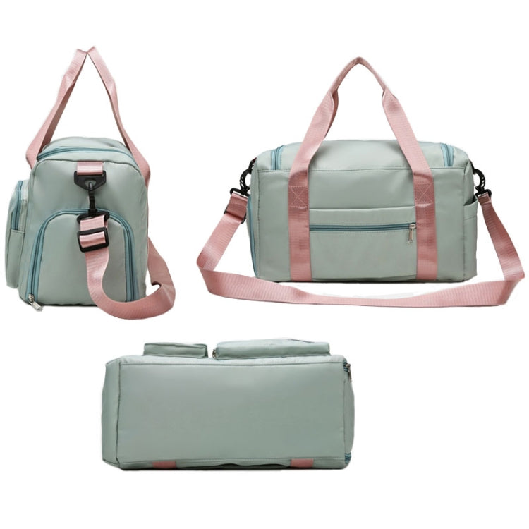 B-X336 Large Capacity Waterproof Travel Gym Bag Luggage Bag, Size: L(Fog Blue) - Travel Bags by PMC TechLife | Online Shopping South Africa | PMC TechLife