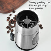 Manual Coffee Bean Grinding Machine Household Small Portable Coffee Machine(Stainless Steel)