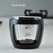 Hand Shaking Coffee Grinding Bean Machine Home Portable Coffee Machine(Black)