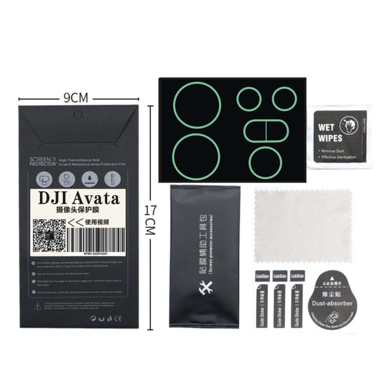 Sensor+Lens+Glasses Protective Film Anti-scratch Film for DJI Avata Advanced Version -  by PMC TechLife | Online Shopping South Africa | PMC TechLife