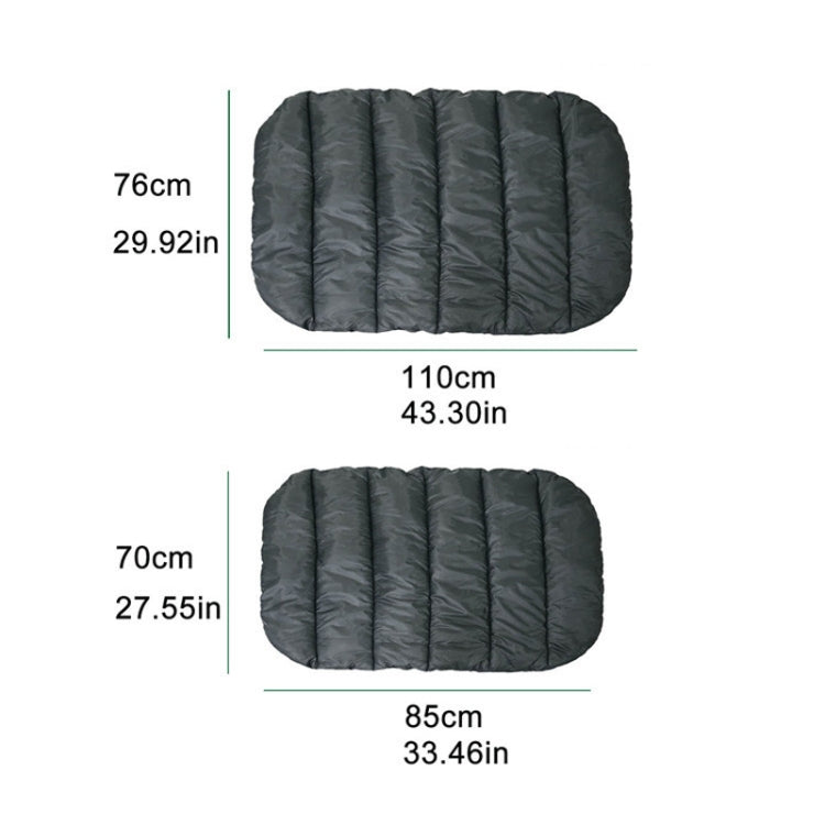 Pet Outdoor Water-resistant Cushion Camping Cats And Dog Sleeping Pad, Size: Small 80x70cm(Orange)