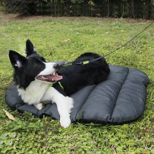 Pet Outdoor Water-resistant Cushion Camping Cats And Dog Sleeping Pad, Size: Large 110x76cm(Grey)
