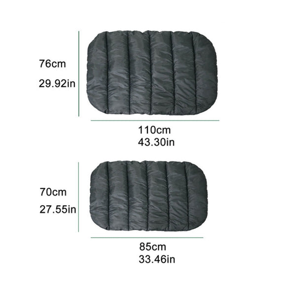 Pet Outdoor Water-resistant Cushion Camping Cats And Dog Sleeping Pad, Size: Large 110x76cm(Orange)