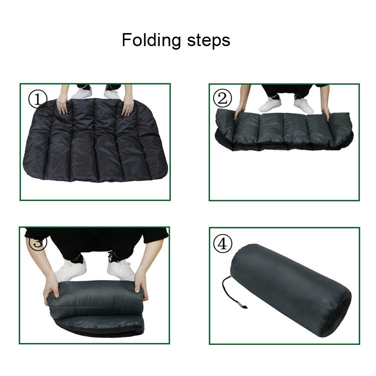 Pet Outdoor Water-resistant Cushion Camping Cats And Dog Sleeping Pad, Size: Large 110x76cm(Grey)