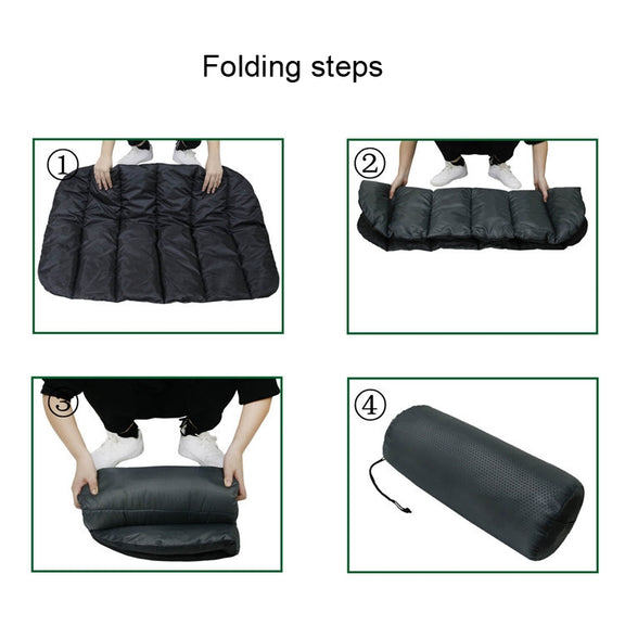 Pet Outdoor Water-resistant Cushion Camping Cats And Dog Sleeping Pad, Size: Large 110x76cm(Orange)