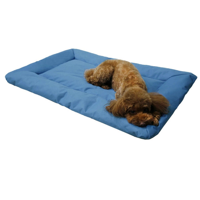 Outdoor Camping Foldable Pet Sleeping Pad 600D Oxford Cloth Water-resistant Dog Pad(Sky Blue)