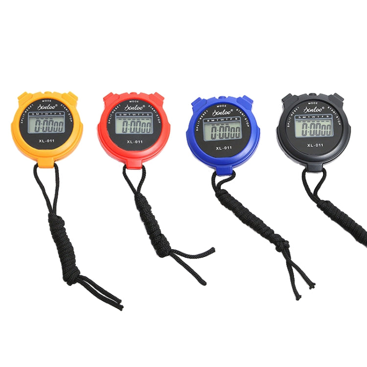 XINLOO XL-011 Display Single Memory Stopwatch Running Fitness Training Electronic Timer(Orange) - Pedometer by null | Online Shopping South Africa | PMC TechLife | Buy Now Pay Later Mobicred