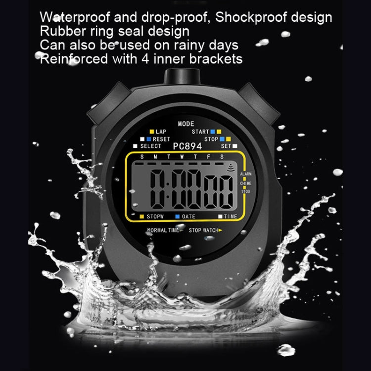 PC894 Electronic Stopwatch Timer Sports Fitness Training Referee Stopwatch - Pedometer by PMC TechLife | Online Shopping South Africa | PMC TechLife