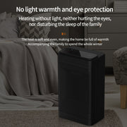 Office Household Mute Desktop Shaking Head Electric Heaters, Spec: Knob (UK Plug)