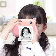 CP01 2.4 Inch HD Screen Kids Toy Thermal Printing Camera no Memory Card(Blue)