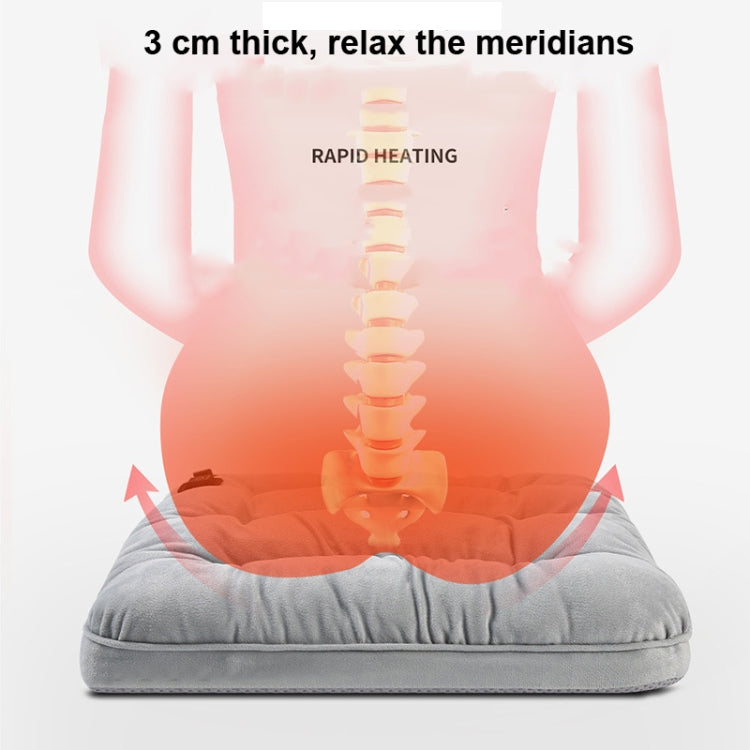 10W 5V USB Adjustable Temperature Graphene Heated Cushion Office Chair Cushion(Light Grey) - Cushions & Pillows by PMC TechLife | Online Shopping South Africa | PMC TechLife | Buy Now Pay Later Mobicred