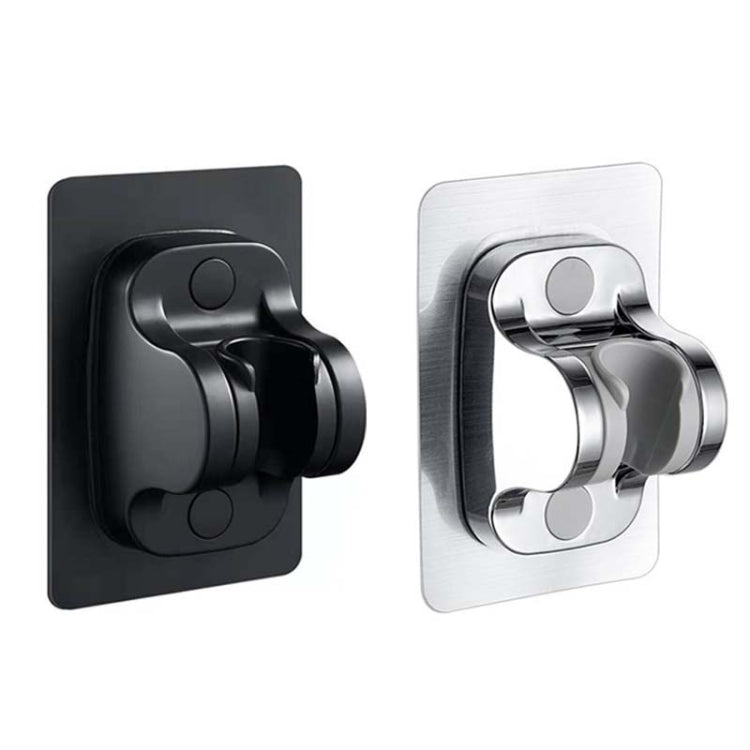 Self-Adhesive Shower arm Head Holder Adjustable Wall Mounted Fixed Base (Silver) - Shower Head by PMC TechLife | Online Shopping South Africa | PMC TechLife