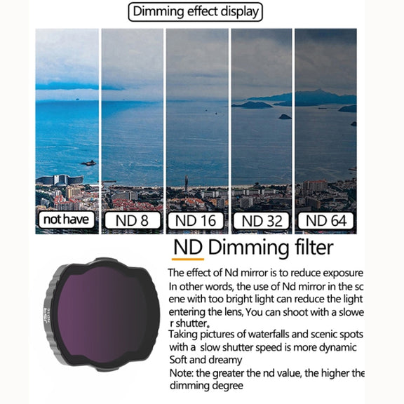 JSR  Adjustable Filter For DJI Avata,Style: CPL ND8 ND16