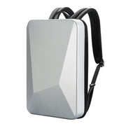 Bopai 61-93318A Hard Shell Water-resistant Expandable Backpack with USB Charging Hole, Spec: Regular (Silver)