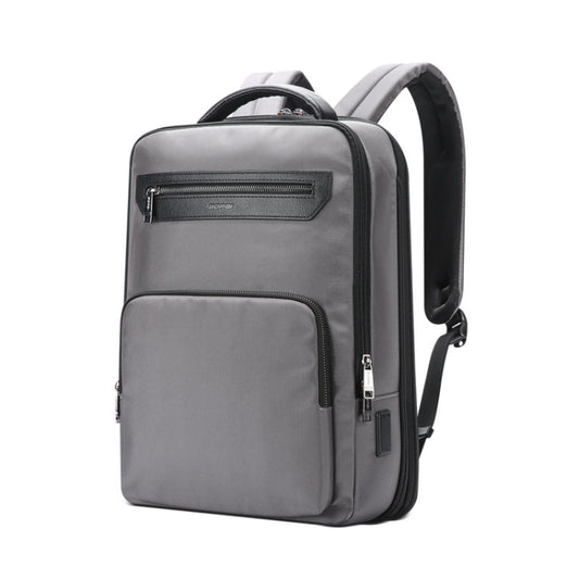 Bopai 61-121518 Multi-compartment Waterproof Expandable Backpack with USB Charging Hole(Dark Gray) - free shipping - PMC Jewellery - Order now!