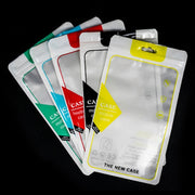 100PCS Phone Case Translucent Yin Yang Self-sealing Packaging Bag(Black)