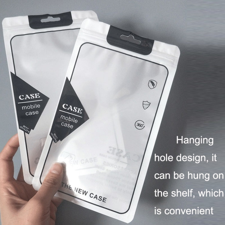 100PCS Phone Case Translucent Yin Yang Self-sealing Packaging Bag(Black) -  by PMC TechLife | Online Shopping South Africa | PMC TechLife