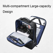 Bopai 61-120621A Outdoor Water-resistant Laptop Backpack with USB Charging Port, Spec: Expansion Version