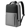 Bopai 61-68118 Multifunctional Wear-resistant Anti-theft Laptop Backpack with USB Charging Hole(Silver Gray) - free shipping - PMC TechLife - Order now!