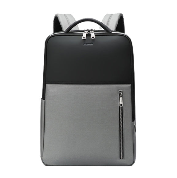 Bopai 61-68118 Multifunctional Wear-resistant Anti-theft Laptop Backpack with USB Charging Hole(Silver Gray)