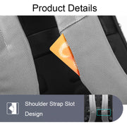 Bopai 61-68118 Multifunctional Wear-resistant Anti-theft Laptop Backpack with USB Charging Hole(Silver Gray)