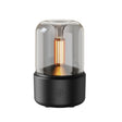 120ML Simulated Candlelight Aroma Diffuser USB Home Atmosphere Night Light Humidifier(Black) - free shipping - PMC TechLife - Order now!