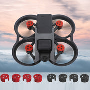 4 PCS / Set Sunnylife AT-MD475 Dust-proof Water-resistant Aluminum Alloy Motor Cover For DJI Avata(Black)