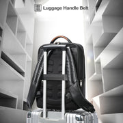 Bopai 61-121561 Multifunctional Anti-theft Laptop Business Backpack with USB Charging Hole(Black)