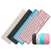 MLD-568 Office Gaming Mute Wireless Mouse Keyboard Set(Blue)