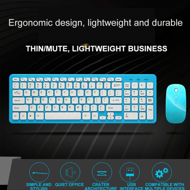 MLD-568 Office Gaming Mute Wireless Mouse Keyboard Set(Black) - Wireless Keyboard by PMC Jewellery | Online Shopping South Africa | PMC Jewellery | Buy Now Pay Later Mobicred
