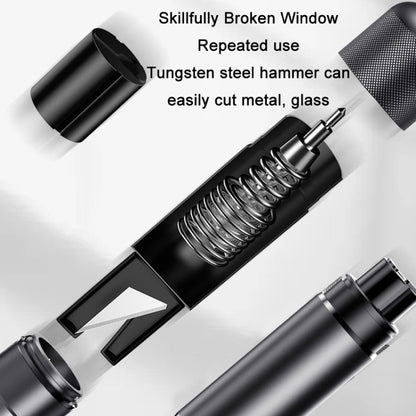 Vehicle Safety Hammer Multifunctional Underwater Emergency Window Breaker(Silver) - Emergency Hammer by PMC Jewellery | Online Shopping South Africa | PMC Jewellery | Buy Now Pay Later Mobicred