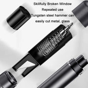 Vehicle Safety Hammer Multifunctional Underwater Emergency Window Breaker(Silver)
