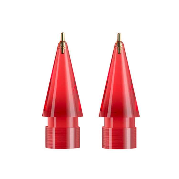 For Apple Pencil 1/2 2pcs Stylus Transparent Replacement Needle Nib, Spec: Extended (Red) - free shipping - PMc TechLife - Order now!