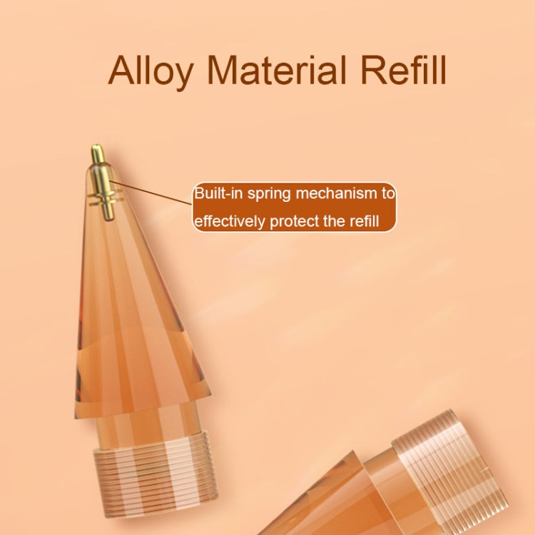 For Apple Pencil 1/2 2pcs Stylus Transparent Replacement Needle Nib, Spec: Extended (Blue)