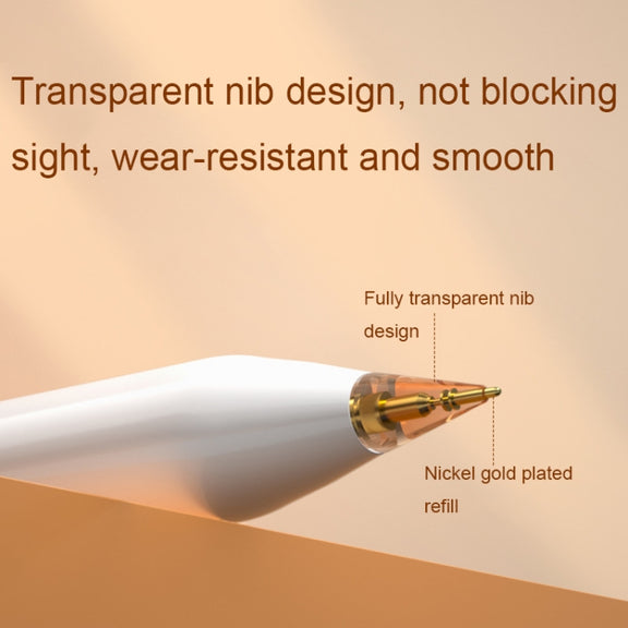 For Apple Pencil 1/2 2pcs Stylus Transparent Replacement Needle Nib, Spec: Extended (Blue)