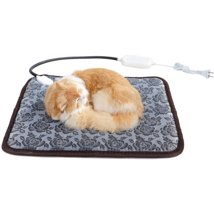 Waterproof Bite-proof Wear-resistant Adjustable Temperature Pet Electric Blanket, Specification: 45x45cm(AU Plug Flower) - Pads by PMC TechLife | Online Shopping South Africa | PMC TechLife