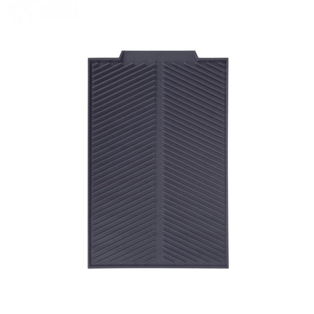 Silicone Drain Pad Kitchen Multifunctional Thermal Insulation Drying Pad(Grey)