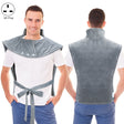 Heated Shoulder Guards Neck Guards Electric Heated Shawls Electric Blankets UK Plug(Silver Gray) - free shipping - PMC TechLife - Order now!