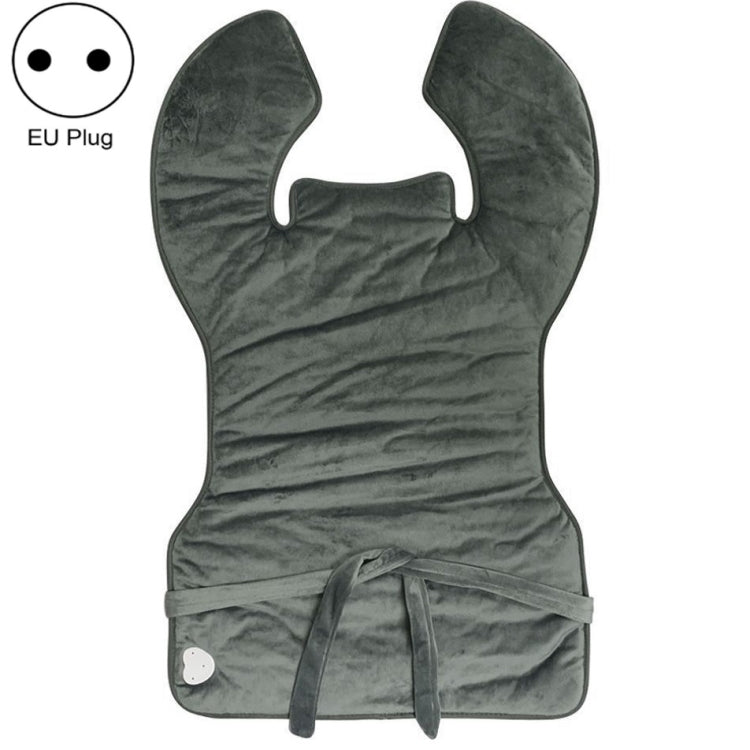 Heated Shoulder Guards Neck Guards Electric Heated Shawls Electric Blankets EU Plug(Dark Gray) - Massage & Relaxation by PMC TechLife | Online Shopping South Africa | PMC TechLife