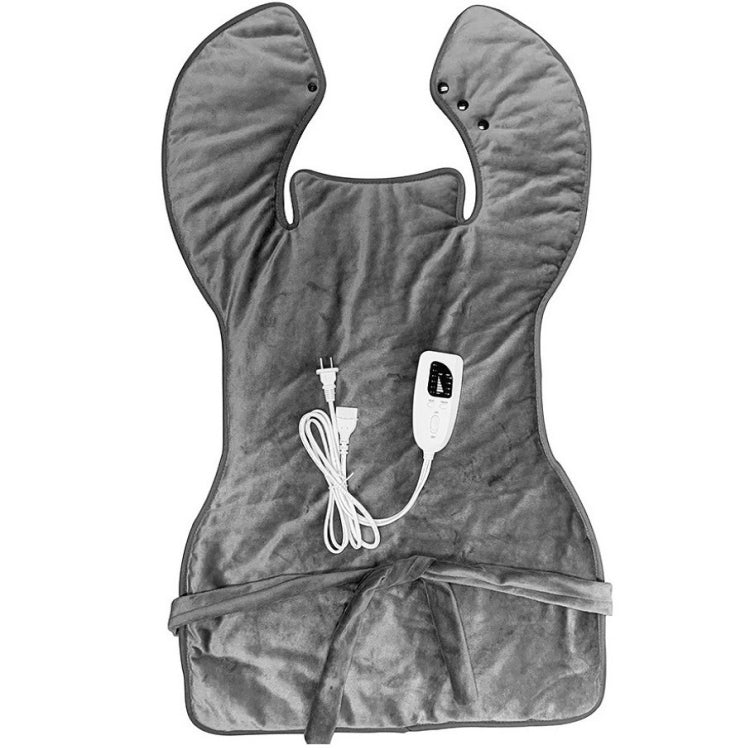 Heated Shoulder Guards Neck Guards Electric Heated Shawls Electric Blankets EU Plug(Dark Gray) - Massage & Relaxation by PMC TechLife | Online Shopping South Africa | PMC TechLife