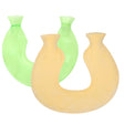 U-shaped PVC Hot Compress Shoulder And Neck Explosion-proof Water Injection Hot Water Bag(Green Yellow Crystal) - Hot Water Bags by PMC TechLife | Online Shopping South Africa | PMC TechLife | Buy Now Pay Later Mobicred